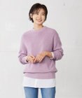 J.PRESS LADIES L 【洗える】LUREX SWEATER ニット