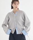 earth music&ecology フェイクレイヤードカーディガン