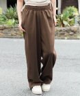 WEGO 【ウエストゴム/XSSMサイズ展開】ライトスウェットワイドパンツ