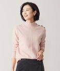 J.PRESS LADIES 【洗える】WOOL BLEND AIR ハイネック ニット
