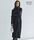 ICB 【WEB限定カラーあり・洗える】 ソフトカシミヤミックス ハイネックワンピース