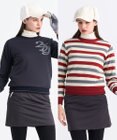 23区GOLF 【WOMEN】リバーシブルニット 防風裏地 2WAY
