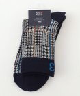 23区GOLF 【MEN】チェック柄レギュラーソックス