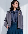 組曲 フード付きバックフリル パーカー