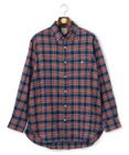 J.PRESS MEN 【KING SIZE】テンセルミックスコットンネルシャツ / B.D.