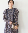 CRAFT STANDARD BOUTIQUE シャーリング袖フリルワンピース