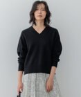 23区 L 【Oggi2月号掲載/洗える】ウールカシミヤ Vネック ニット
