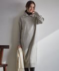 23区 L 【SLOW/一部店舗限定】ウールナイロンニット ワンピース