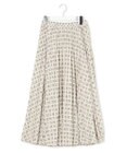 J.PRESS YORK STREET 【WOMEN】タイルプリント プリーツスカート