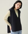 ANY L Vネックニットベスト