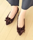 nouvelleRobe Oū 新色追加【本革・高反発】Ruffles ポインテッドトゥ ヒールパンプス