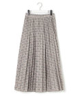 J.PRESS YORK STREET 【WOMEN】タイルプリント プリーツスカート
