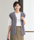 J.PRESS LADIES 【洗える】 シネコットン ニットジレ