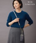 J.PRESS LADIES 【WEB限定・長さ調節可能】レザー スマホ ストラップ