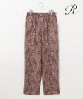 23区 【R(アール)】Ratti ペイズリープリント パンツ
