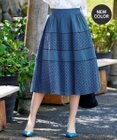 Tiaclasse L 【新色追加・洗える】幅広く活躍が期待できるレース切替スカート