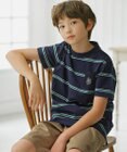 J.PRESS KIDS 【140-170㎝】マルチボーダー 半袖Ｔシャツ
