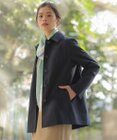 J.PRESS LADIES S 【春のマストアイテム】ドライストレッチ ショート ステンカラー コート