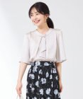 ANY SIS 【洗える】メタルパーツボウタイ ブラウス