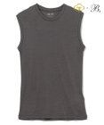 BEIGE， Washable Silk / Sleeveless T スリーブレスTシャツ