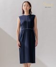 BEIGE， CINDY / クルーネックドレス