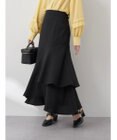 earth music&ecology アシンメトリーイレヘムスカート