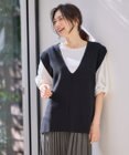ANY 【洗濯機可】Ｖネックニットベスト