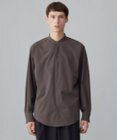 UNFILO MENS コンフォート バンドカラーシャツ  [24年秋冬商品]