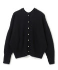 UNFILO 【新色追加/洗える】ふわふわニット パールボタンカーディガン