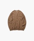 ATON NUBUCK SILK COTTON | オーバーサイズカーディガン - UNISEX