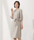 J.PRESS LADIES 【セットアップ対応・洗える・UVケア・速乾】 OXIJEWELストレッチ ワンピース