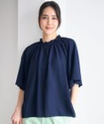 自由区 【ご好評素材・新型追加】リヨセルポプリンフリル ブラウス