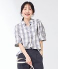 ANY SIS 【洗える】ピケチェック ブラウス