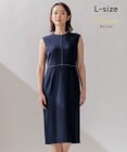 BEIGE， 【L-size】CINDY / クルーネックドレス