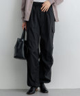 23区 L 【SLOW/好評につき新色追加】ミリタリーストレッチタフタ  カーゴパンツ