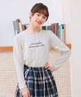 ANY KIDS ロゴ入り 長袖 Ｔシャツ