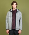JOSEPH ABBOUD MOUNTAIN 【軽量/リサイクルウール使用】ヘリンボンウールフリース フーディ