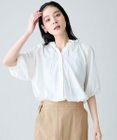 ANY 楽映えフリルネックブラウス（セットアップ着用可）