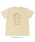 Mother garden しろたん Tシャツ 半袖  《KANAWAN柄》 ベージュ色　S/M/L/XL レディース メンズ ユニセックス 男女兼用  かわいい キャラクター 半袖Ｔシャツ マザーガーデン   父の日 父の日ギフト