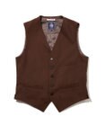 J.PRESS MEN 【J.PRESS ORIGINALS】Cotton Polyester Drill Over Odd Vest / Japan Made