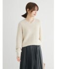 Green Parks フェザーＶネックニットプルオーバー