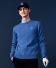 23区GOLF 【MEN】【ウォッシャブル】ストレッチ カラーニット