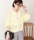 AMERICAN HOLIC ジップアップメッシュニットカーディガン【WEB限定カラー有り】