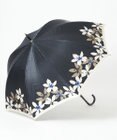MOONBAT 【耐風】mila schon 長傘  フラワーサテンプリント