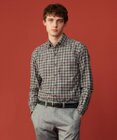 JOSEPH ABBOUD 【ネルシャツ/暖かい】ファインブラッシュド ネル チェック シャツ