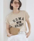 WEGO 【ANGIE VINTAGE】カレッジロゴプリントTee