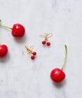 Maison de FLEUR チェリーイヤリング
