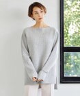 ICB 【WEB限定カラーあり】ウールカシミヤ ボートネックニット