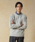 J.PRESS MEN 【Cash Lamb's Wool】ケーブルクルーネック ニット