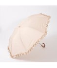 UNBILLION カシュネ cachenez / 【晴雨兼用】【日傘】 シャンプレーフリルトップレス折りたたみ傘
